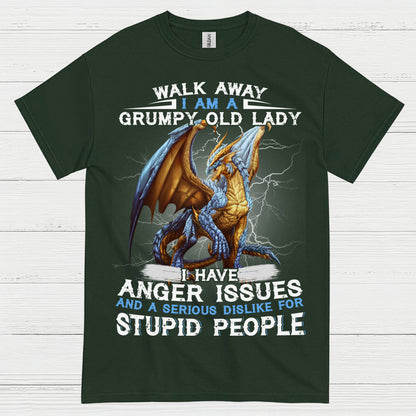 Grumpy Old Lady Dragon T Shirt