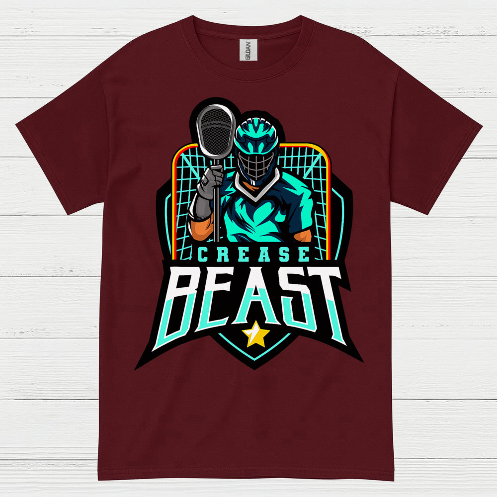 Crease Beast Lacrosse Goalie T Shirt