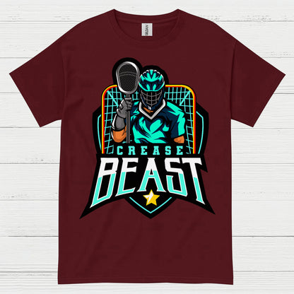 Crease Beast Lacrosse Goalie T Shirt