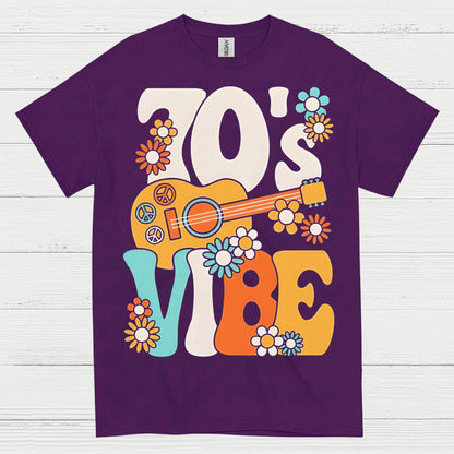 70s Vibe Retro Guitar T Shirt