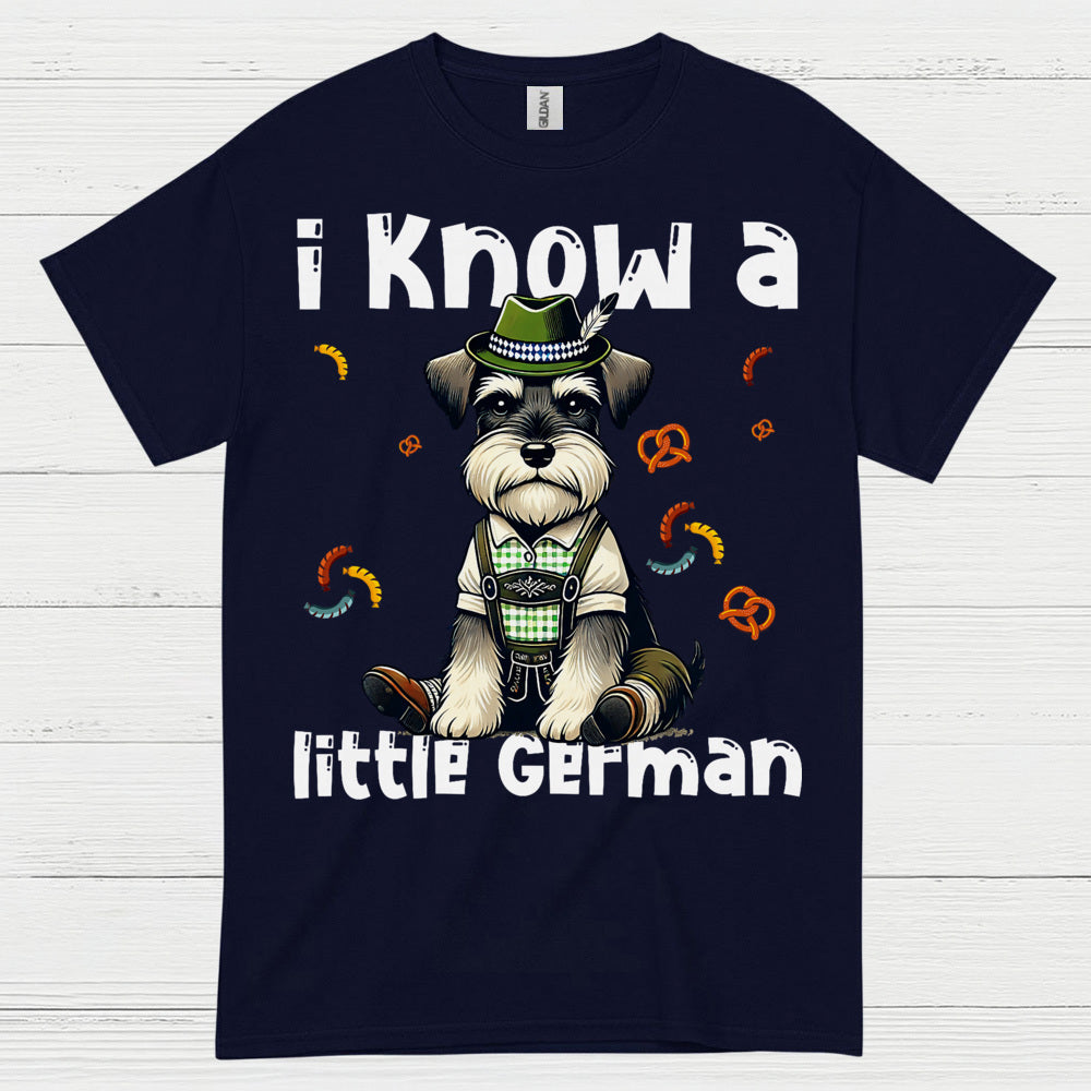 Funny Little German Schnauzer Dog T Shirt