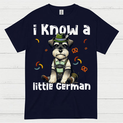Funny Little German Schnauzer Dog T Shirt