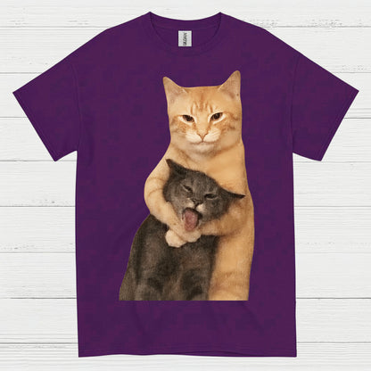 Funny Cat Hug Meme T Shirt