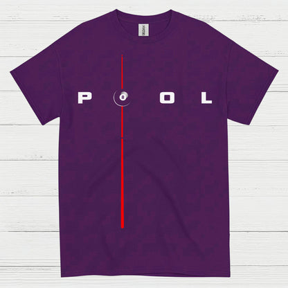 Minimal Pool Line 8 Ball T Shirt