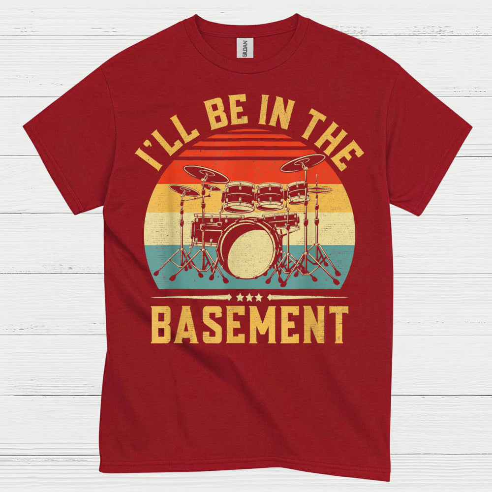 Basement Practice Drummer T Shirt