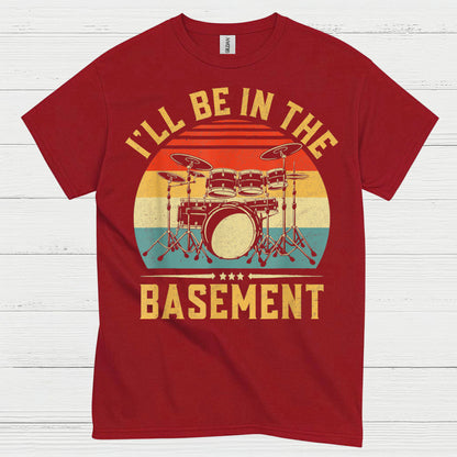 Basement Practice Drummer T Shirt