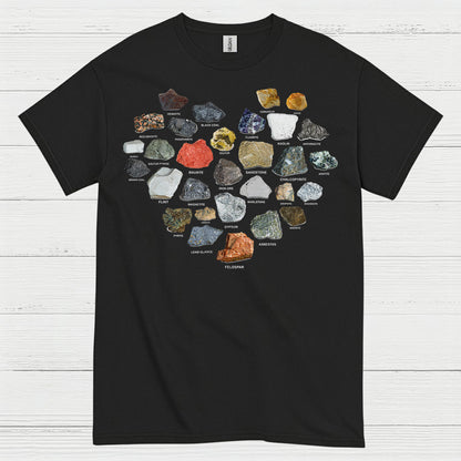 Rock And Mineral Identification Chart T Shirt