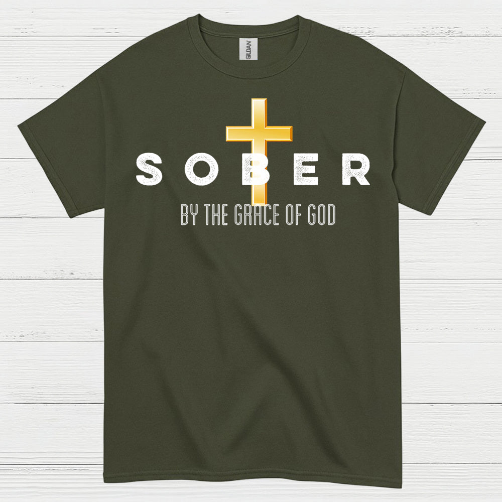 Sober By The Grace Of God T Shirt