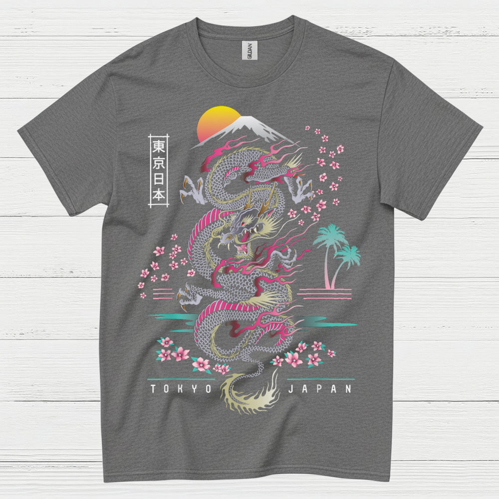 Rising Sun Tokyo Dragon T Shirt