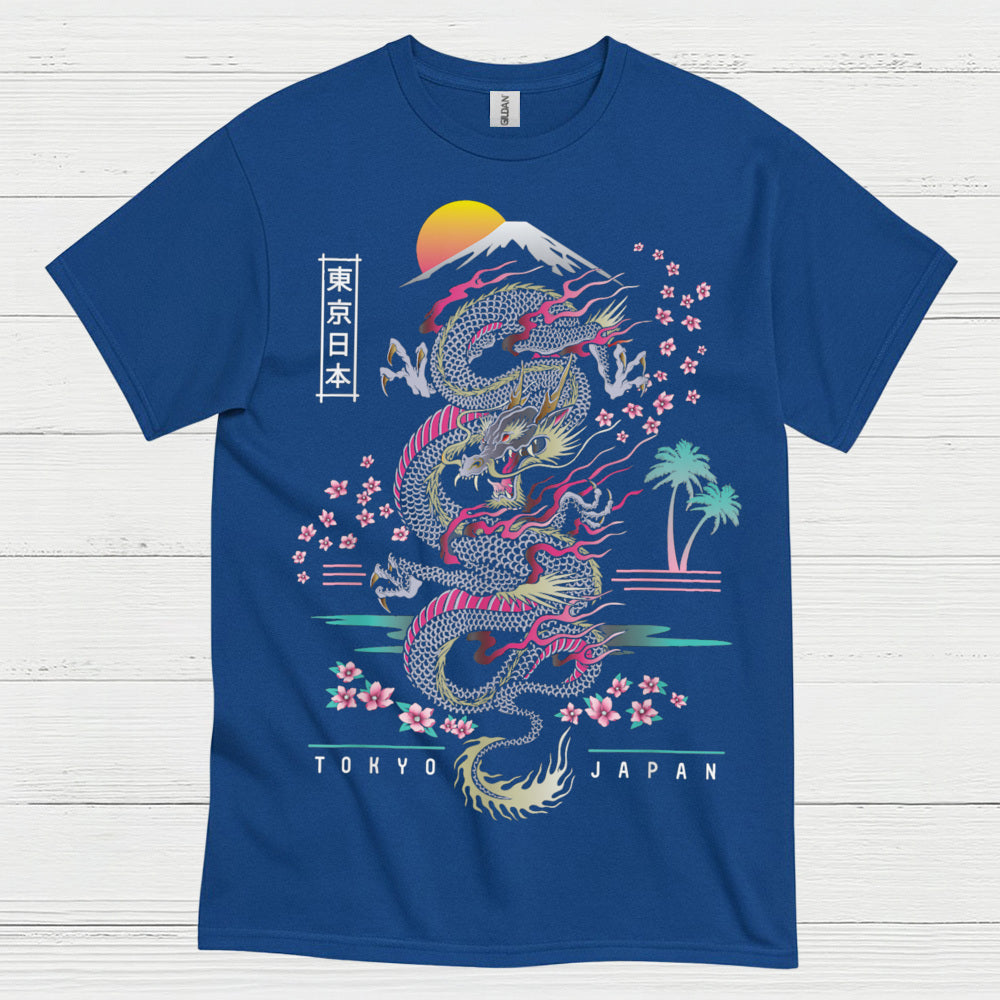 Rising Sun Tokyo Dragon T Shirt