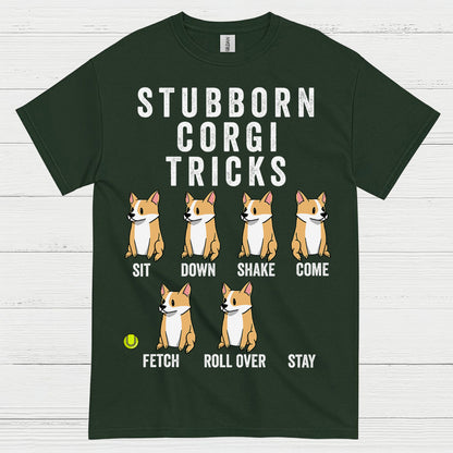 Stubborn Corgi Tricks T Shirt