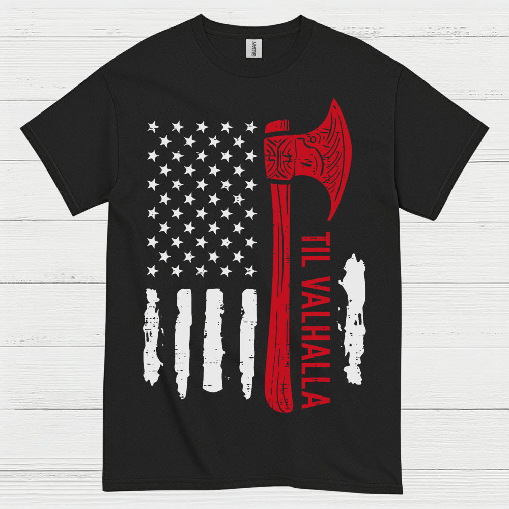 Til Valhalla American Viking T Shirt