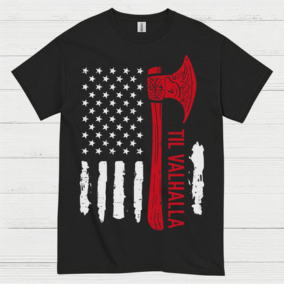 Til Valhalla American Viking T Shirt