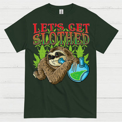 Lets Get Slothed Funny Sloth T Shirt