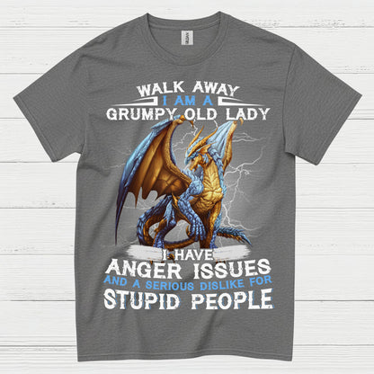 Grumpy Old Lady Dragon T Shirt