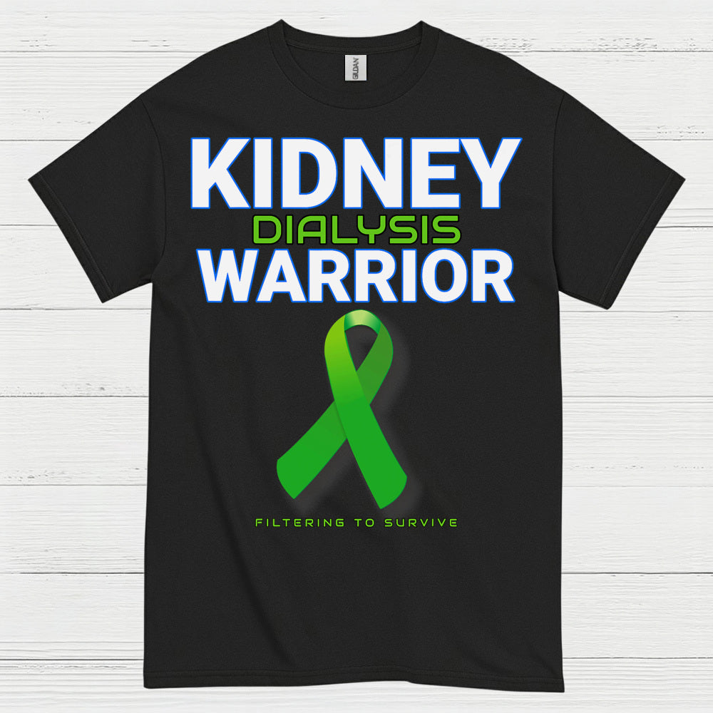 Kidney Dialysis Warrior Strength Awareness T Shirt