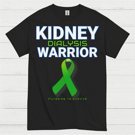 Kidney Dialysis Warrior Strength Awareness T Shirt