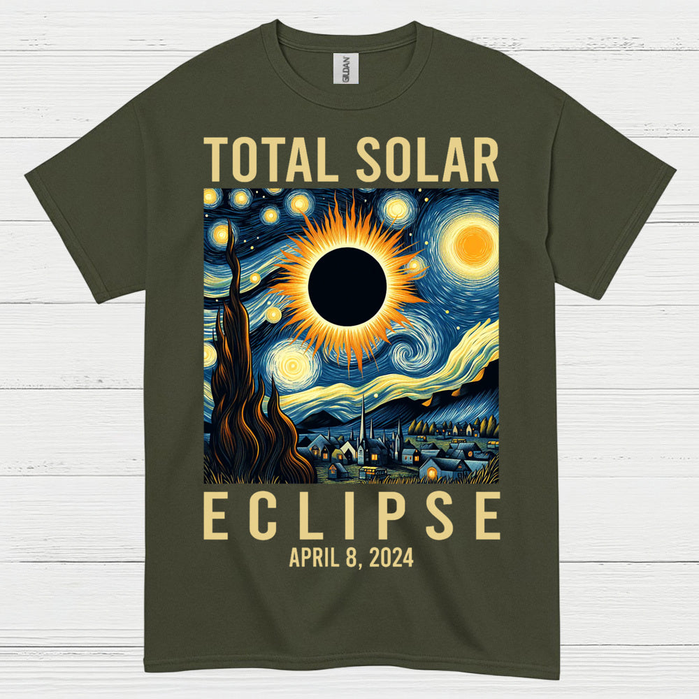 Total Solar Eclipse Art T Shirt