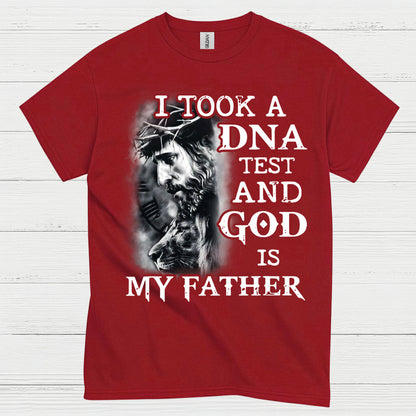 God Is My Father DNA Test Christian T Shirt
