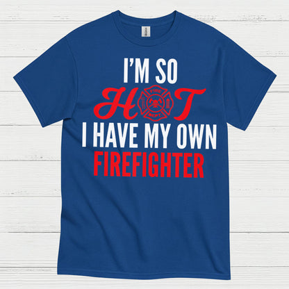 Hot Firefighter Love T Shirt