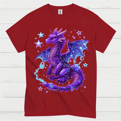 Galaxy Purple Dragon T Shirt