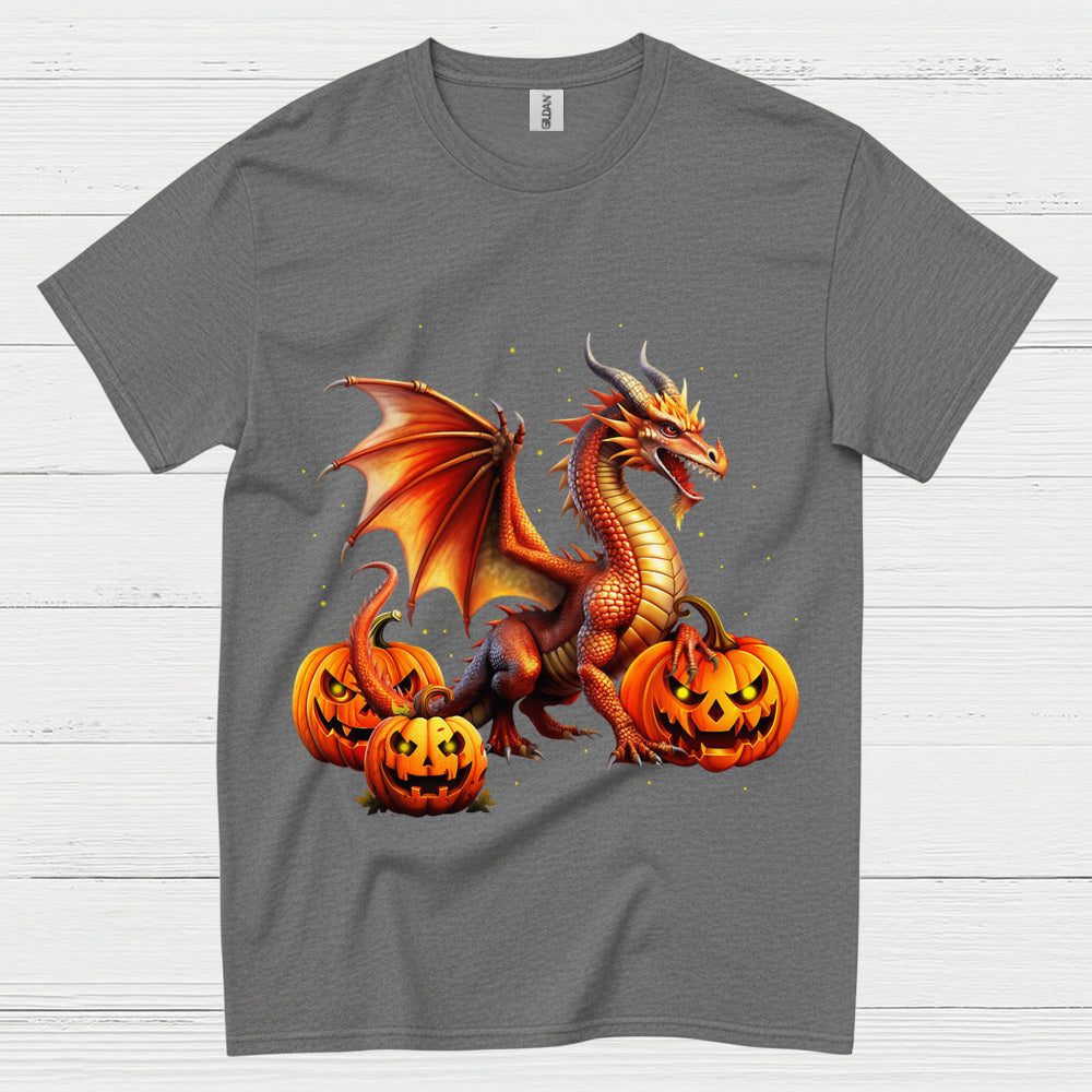Halloween Dragon Pumpkin T Shirt
