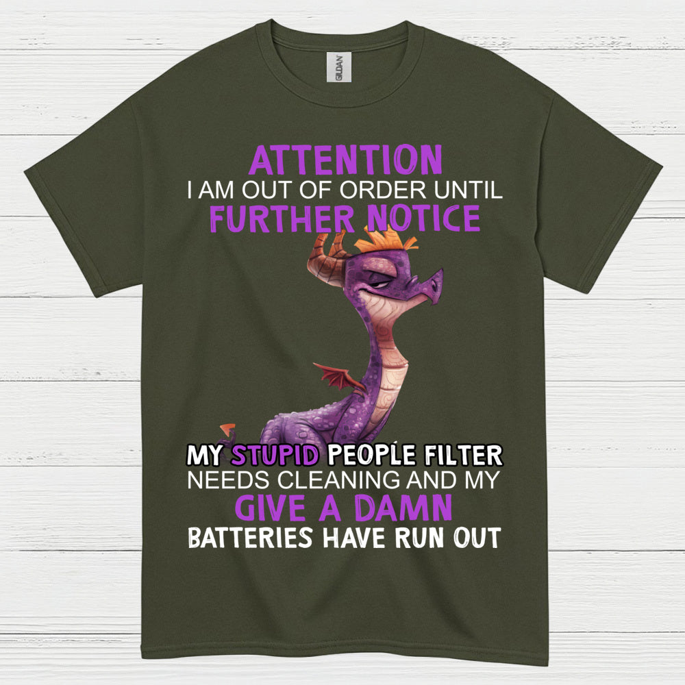 Out Of Order Dragon T Shirt
