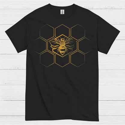 Minimal Honeycomb Bee Lover T Shirt