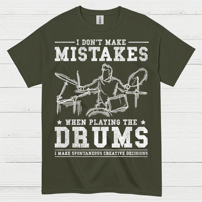 No Mistakes Drummer T Shirt