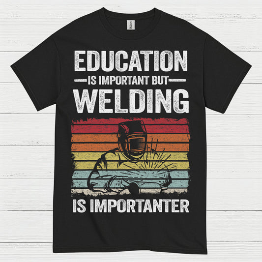 On Fire Welder Humor T Shirt