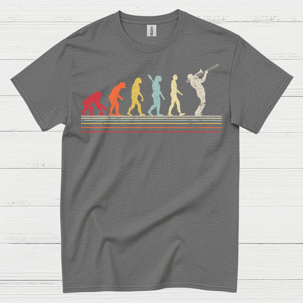 Trombone Evolution Music T Shirt