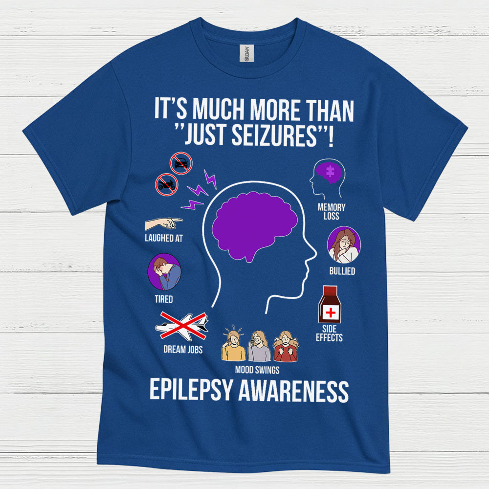 More Than Seizures Epilepsy Awareness T Shirt