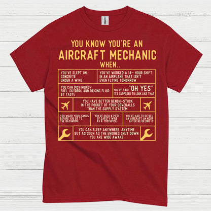 Aircraft Mechanic Humor Quote T Shirt