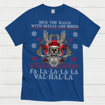 Valhalla Viking Christmas T Shirt