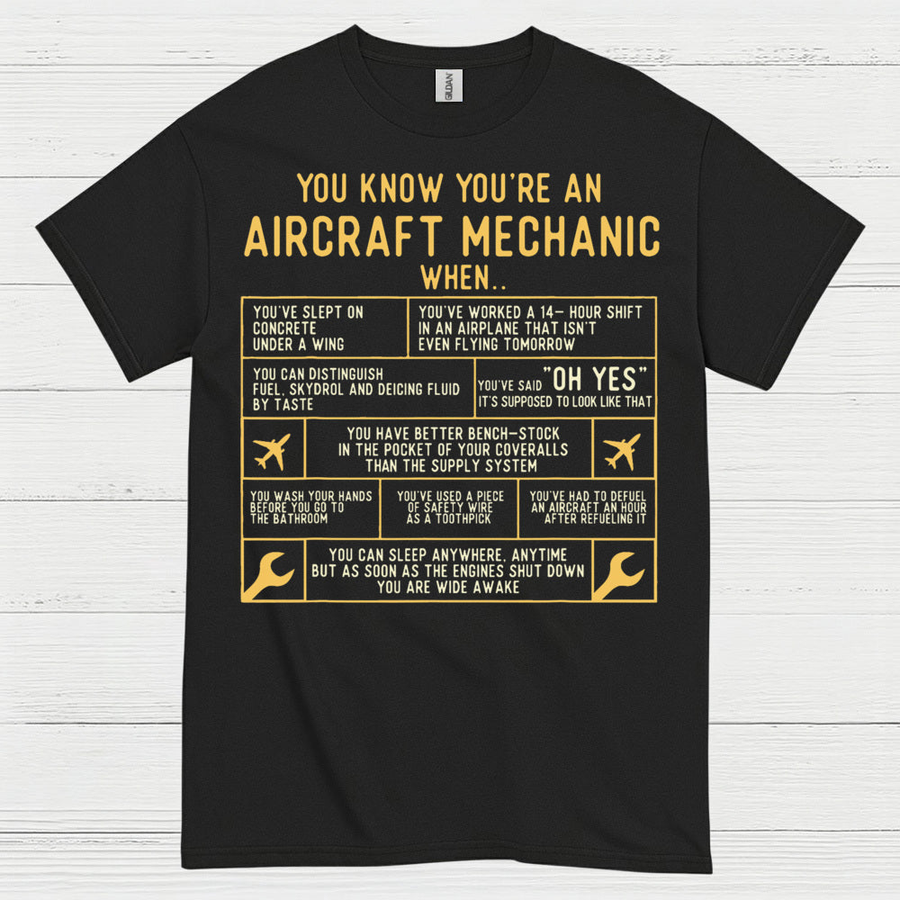 Aircraft Mechanic Humor Quote T Shirt