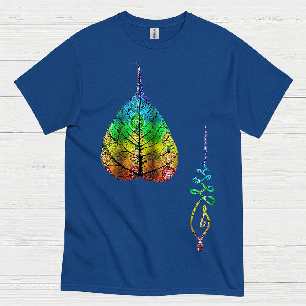 Chakra Leaf Spiritual Energy T Shirt