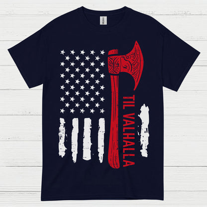 Til Valhalla American Viking T Shirt