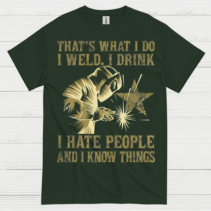 Funny Welding Drinking Quote T Shirt