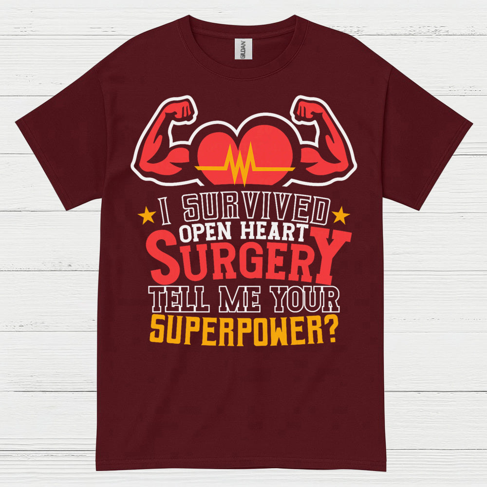 Open Heart Surgery Superpower T Shirt