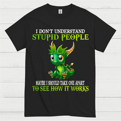 I Don’t Understand Stupid People Dragon T Shirt