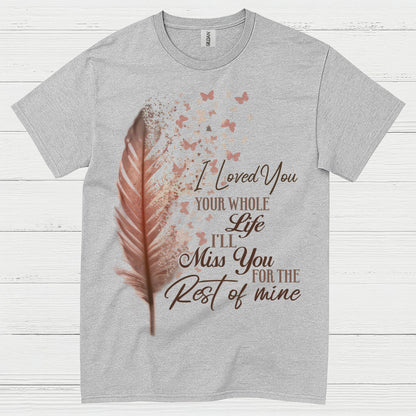 Forever In My Heart Memorial Feather T-Shirt