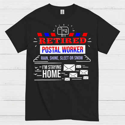 Retired Postal Worker T Shirt