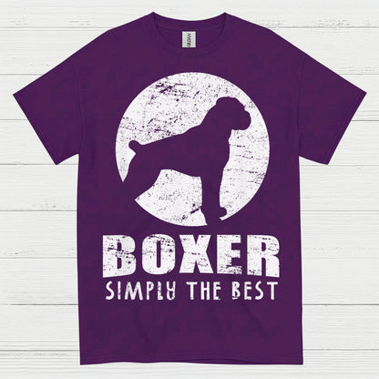 Boxer Simply The Best Dog T Shirt