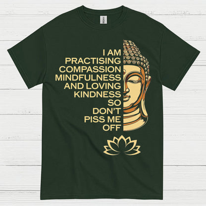 Practicing Compassion Mindfulness Quote T Shirt