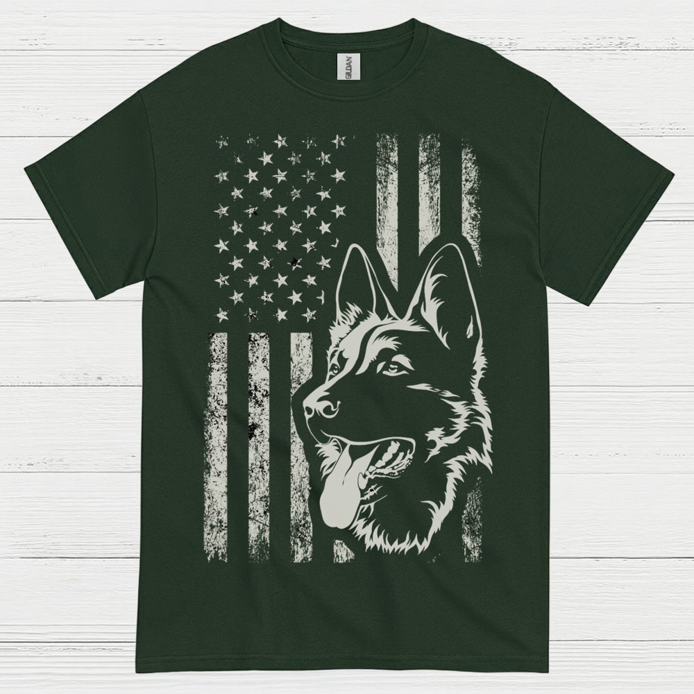 American Shepherd Flag T Shirt