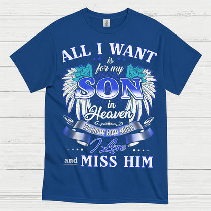 Son In Heaven Memorial T Shirt