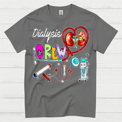 Dialysis Crew Support Awareness T Shirt