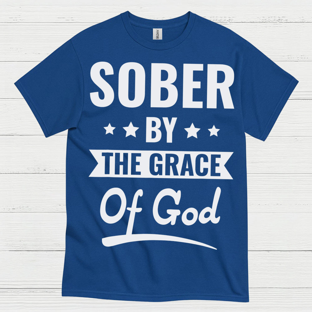 Sober By The Grace Of God Christian T Shirt