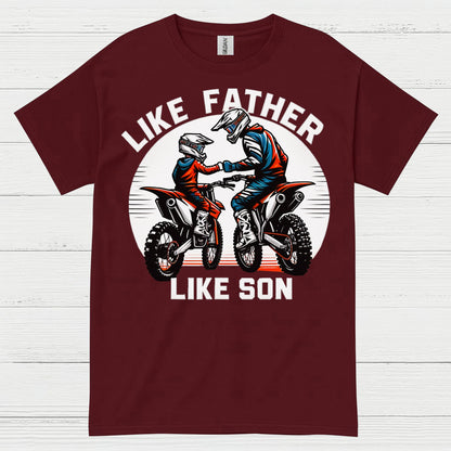 Like Father Like Son Dirt Bike T Shirt