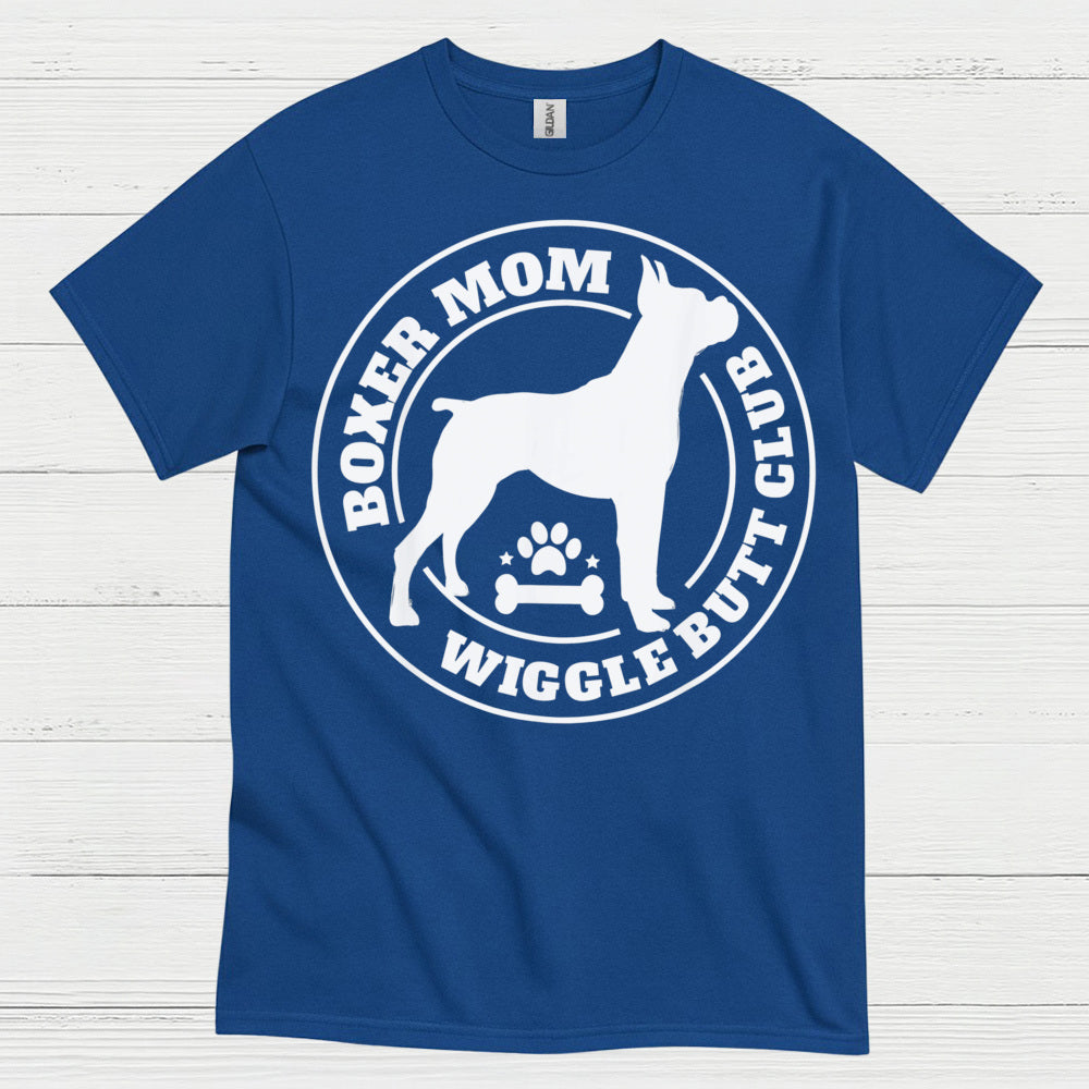 Boxer Mom Wiggle Butt Club T Shirt
